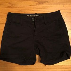 Black American eagle shorts